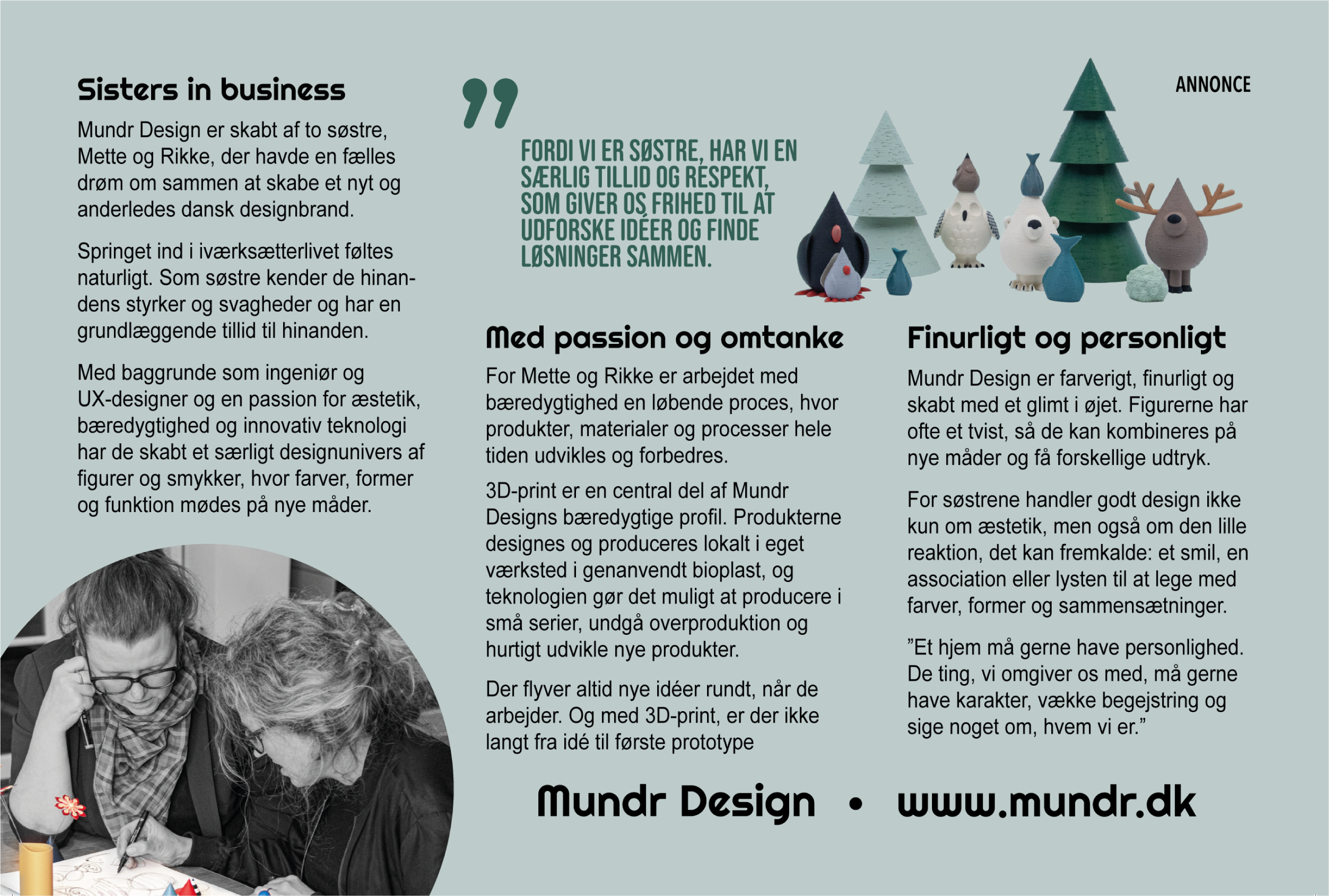 Mundr Design i alt for damerne