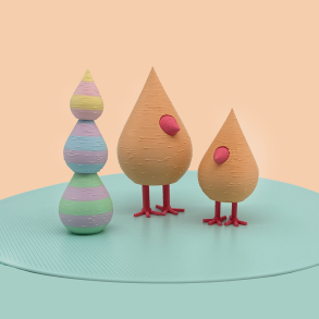 Mundr Pskefugle st - Abrikos