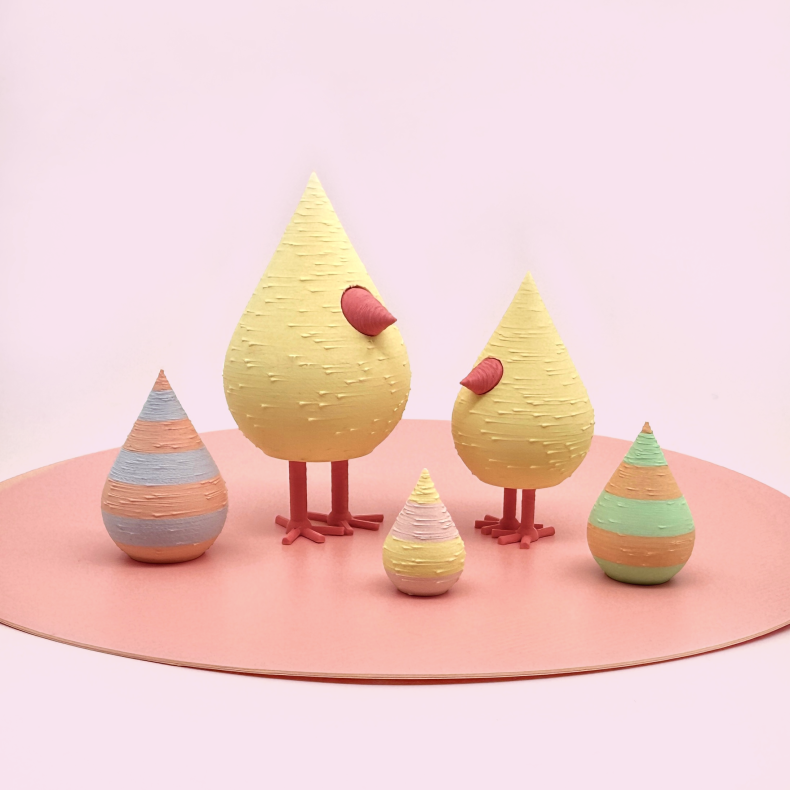 Mundr Pskefugle st - Gul