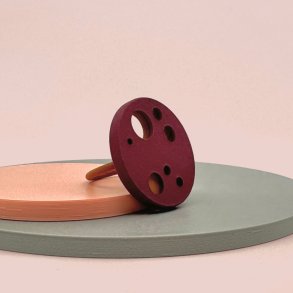 Ufo Ring Bordeux/lysbrun