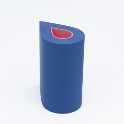 Mundr drbevase - bl og pink