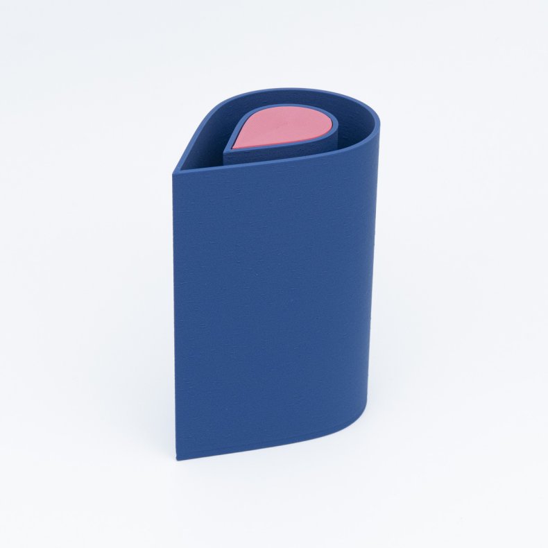 Mundr drbevase - bl og pink