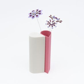 Mundr drbevaser - hvid og pink