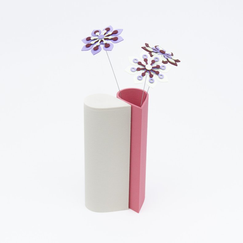 Mundr drbevaser - hvid og pink