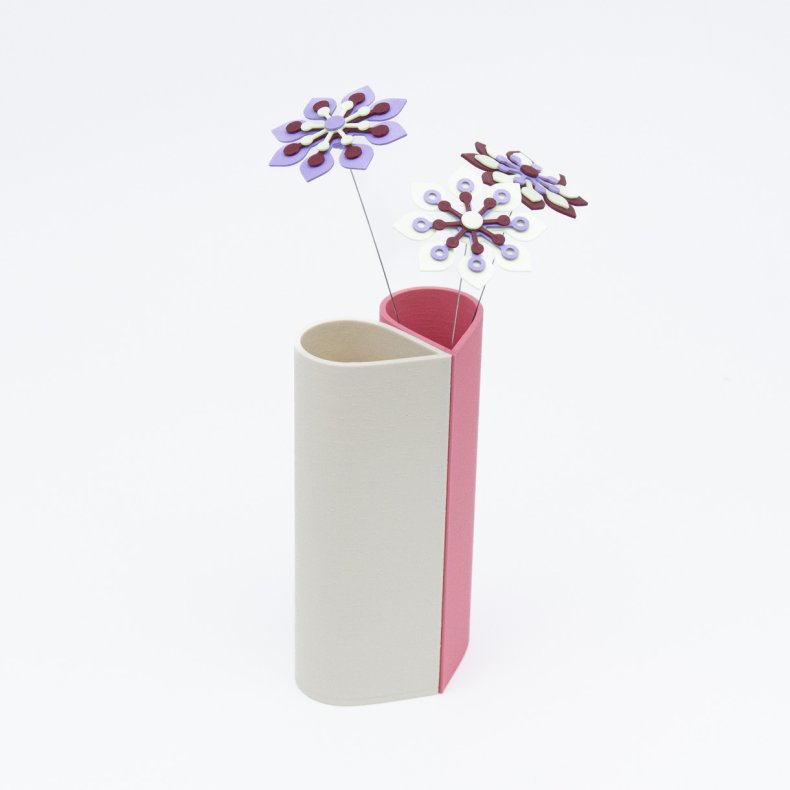 Mundr drbevaser - hvid og pink