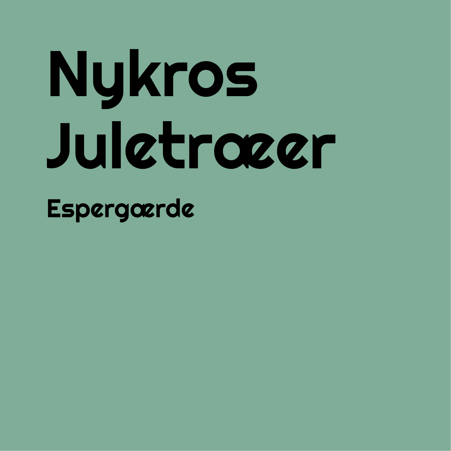 LInk til Nykros Juletr&aelig;er i Esperg&aelig;rde 