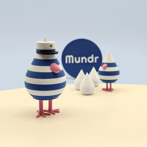 Mundr Studenterfugle - Bl�