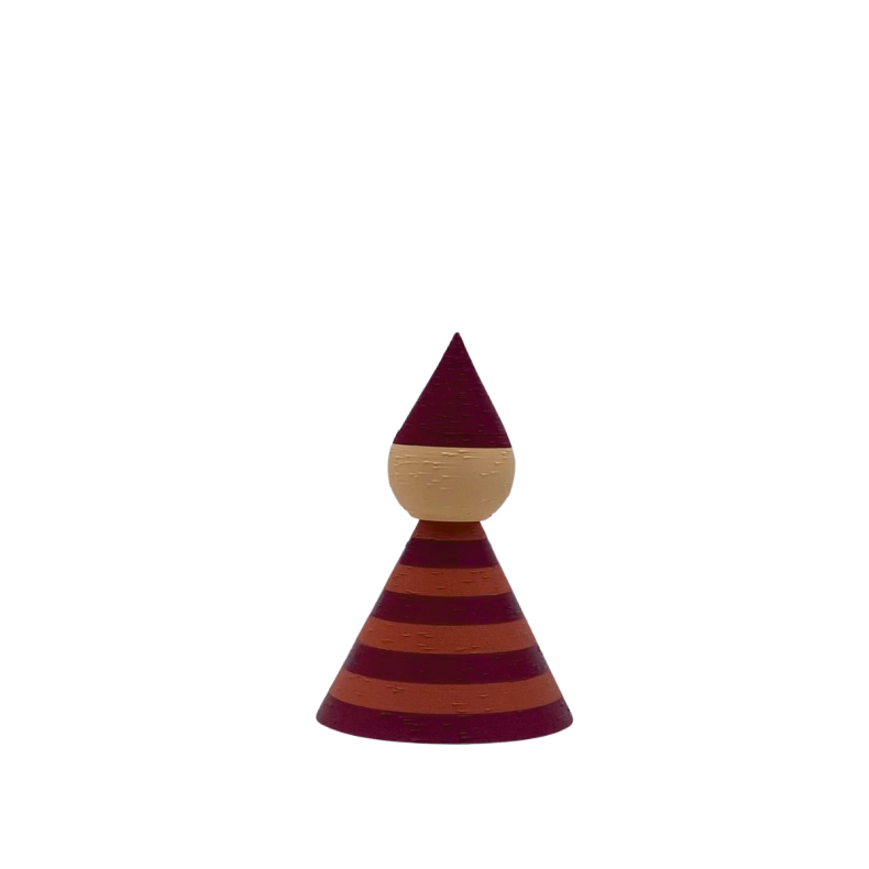 Nisse - Small - Bordeaux/terracotta