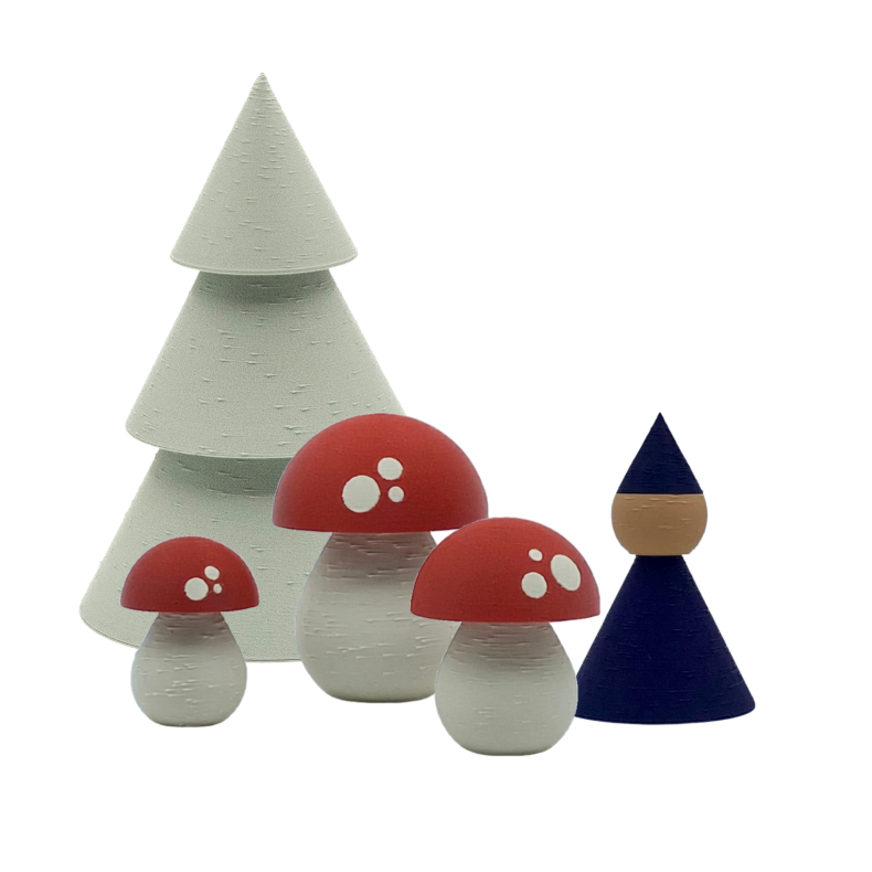 Svampes�t - Small, Medium &amp; Large  - Terracotta