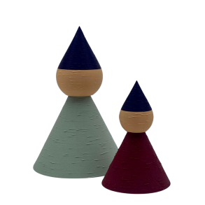 Nisses�t - Small & Medium - Mint/Bordeaux