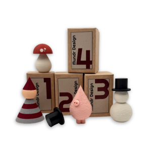 Advent s�t - 4 figurer - Small 