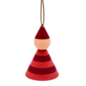 Nisse - H�ngefigur - Small - Bordeaux/terracotte - Jul 