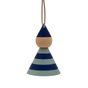 Nisse - H�ngefigur - Small - Mint/violet - Jul 