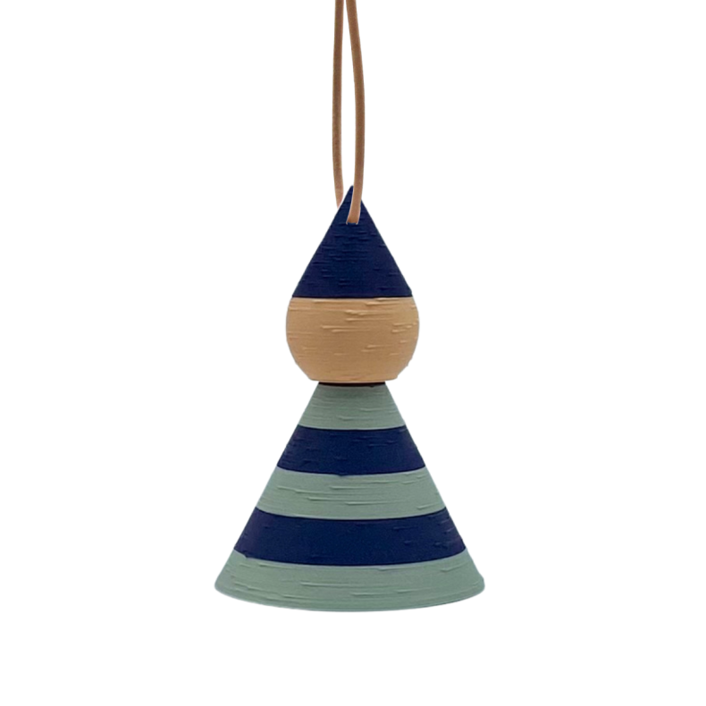 Nisse - H�ngefigur - Small - Mint/violet - Jul 