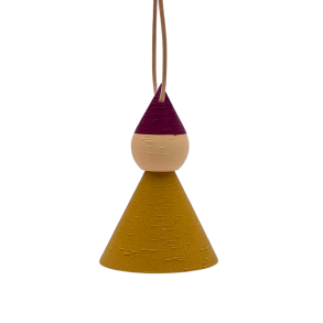 Nisse - H�ngefigur - Small - Okker - Jul 