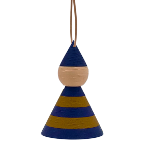 Nisse - H�ngefigur - Small - Violet/okker - Jul 