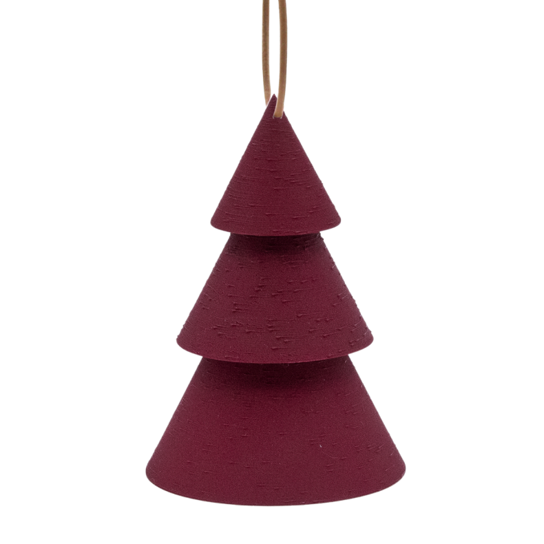 Juletr� - H�ngefigur - Small - Bordeaux - Jul 