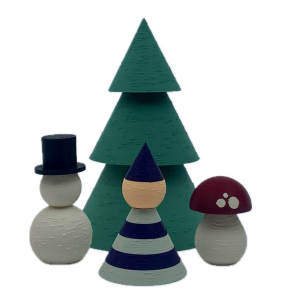 Jules�t - Tr�+3 figurer - Small - Gr�n