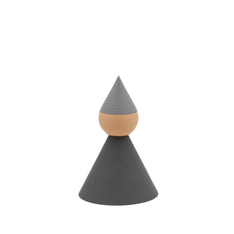 Nisse - Medium - M�rk gr� 