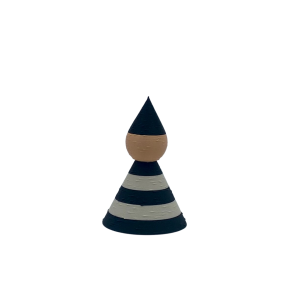 Nisse - Small - Sort/hvid - sort hat