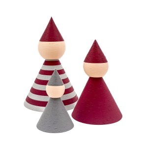 Mundr Nissest bordeaux/gr mix strA+B+C