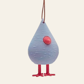 Mundr H�ngefugl � Medium � Lavendel