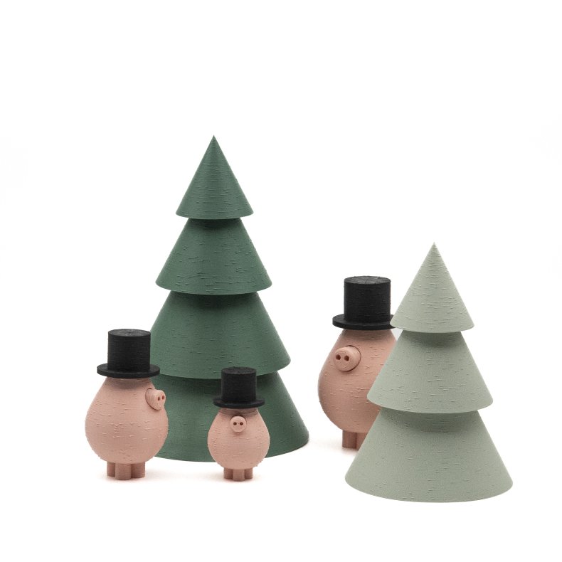 Mundr julegris med hat strA