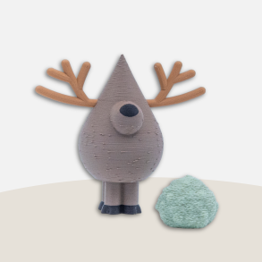 Mundr Wildies - Rensdyr med lavkugle - Medium 