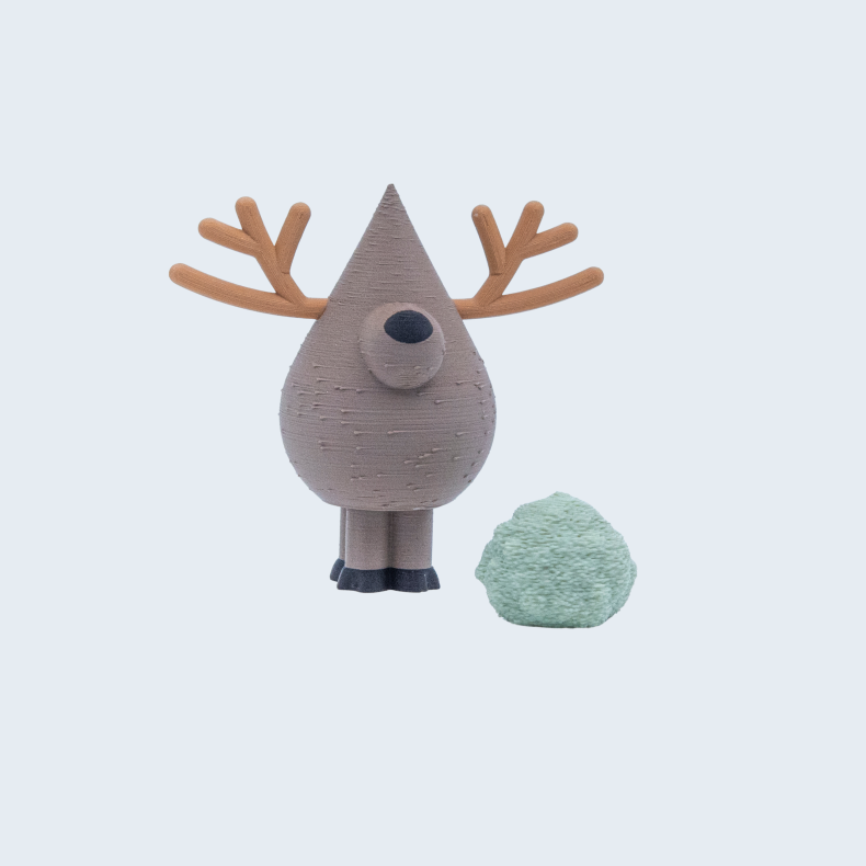 Mundr Zoo - Rensdyr med lavkugle - Medium 