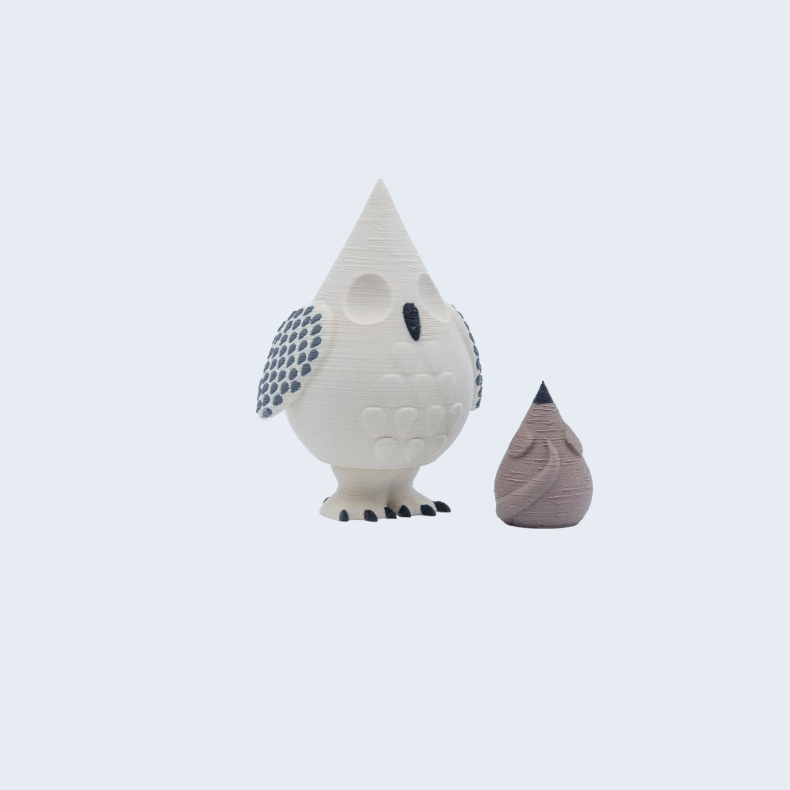 Mundr Zoo - Sneugle med Mus - Medium 